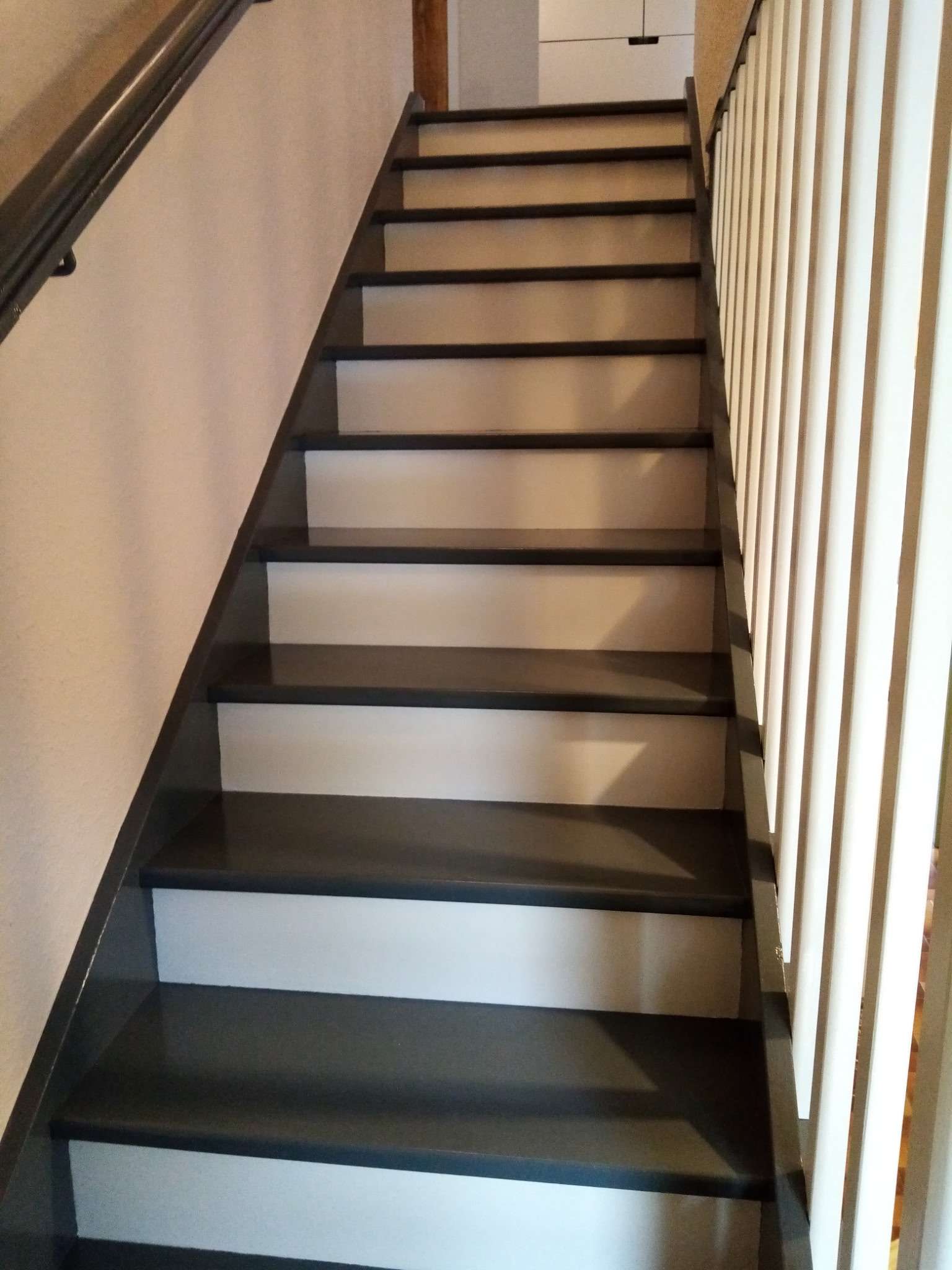 Escalier intérieur rénové